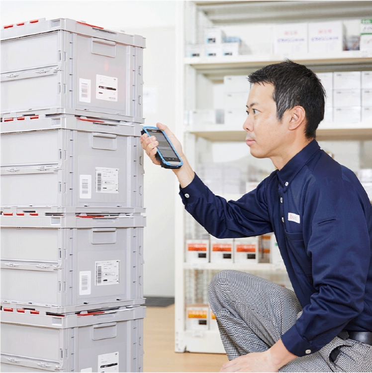 個口スキャン検品