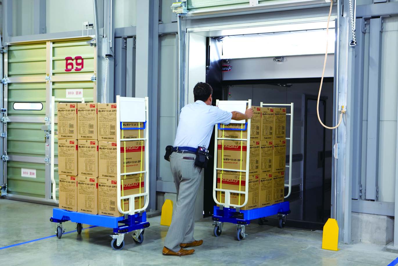 重量物の負担を軽減